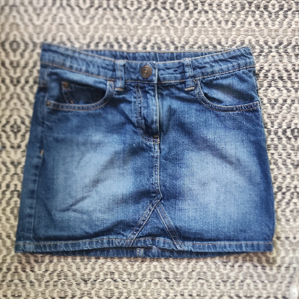 Denim Blue Mini Girl Skirt 🦋